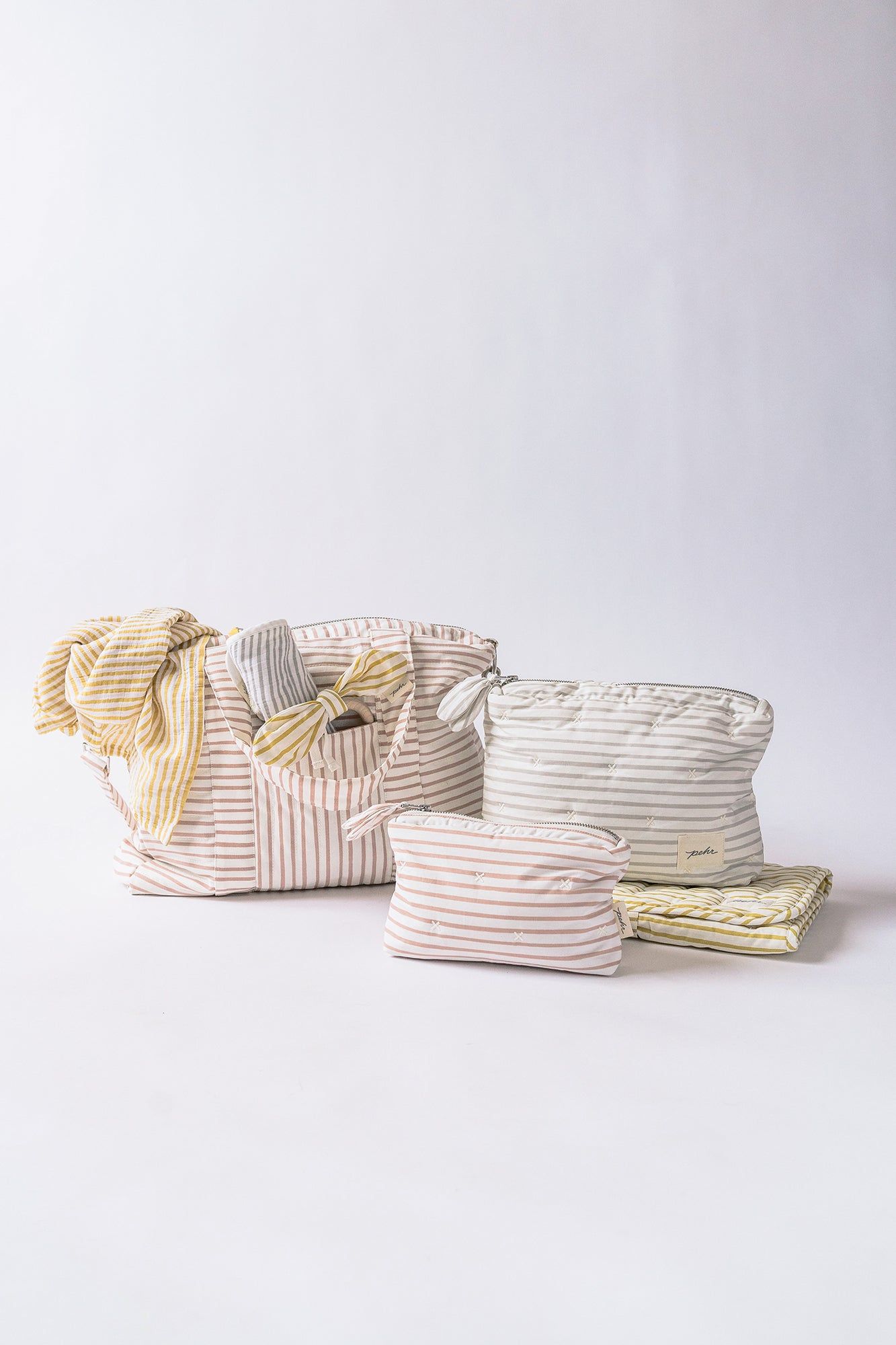 Designer nappy changing outlet bag