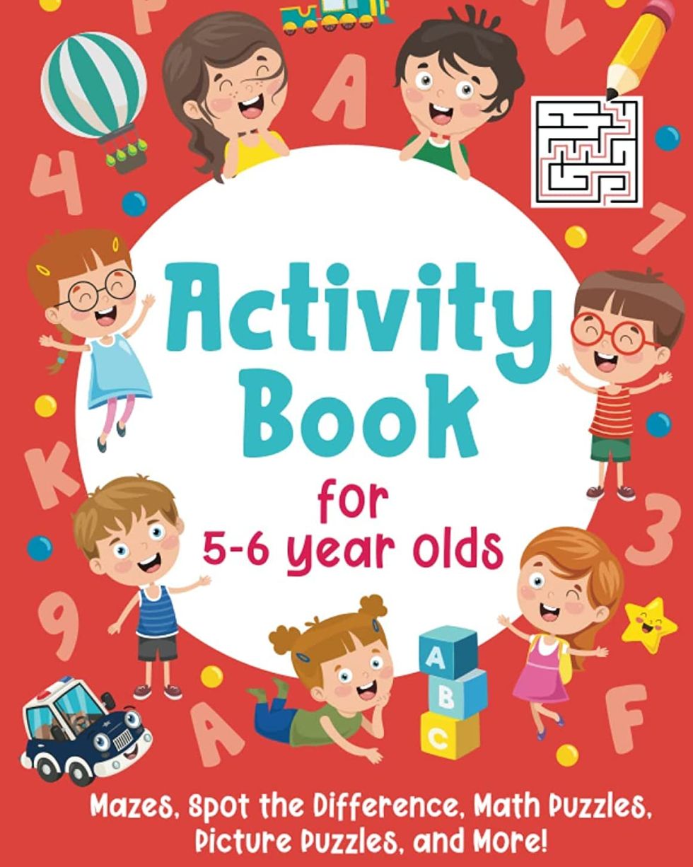 Activity Book For 5-6 Year Olds