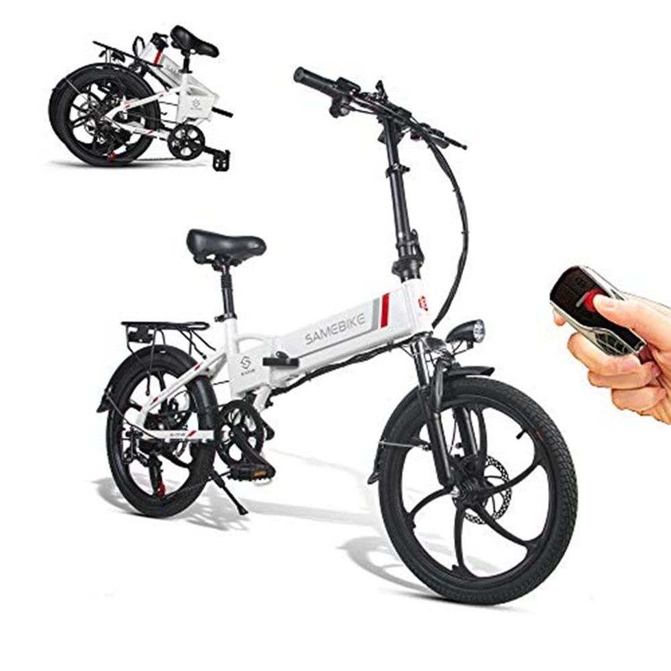 Bicicleta eléctrica plegable con mando a distancia