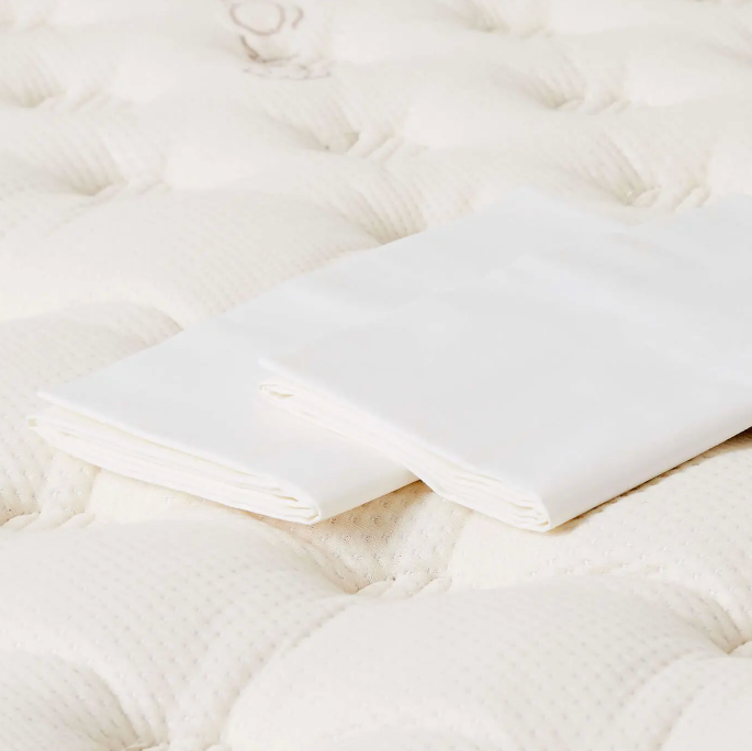 Percale Pillowcase Pair, Ivory Percale Pillowcase Pair, Ivory