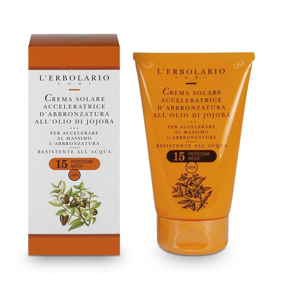 Crema Solare Corpo Acceleratrice d'Abbronzatura SPF 15, 125 ml