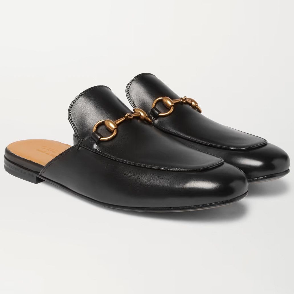 Mens leather deals mules sale