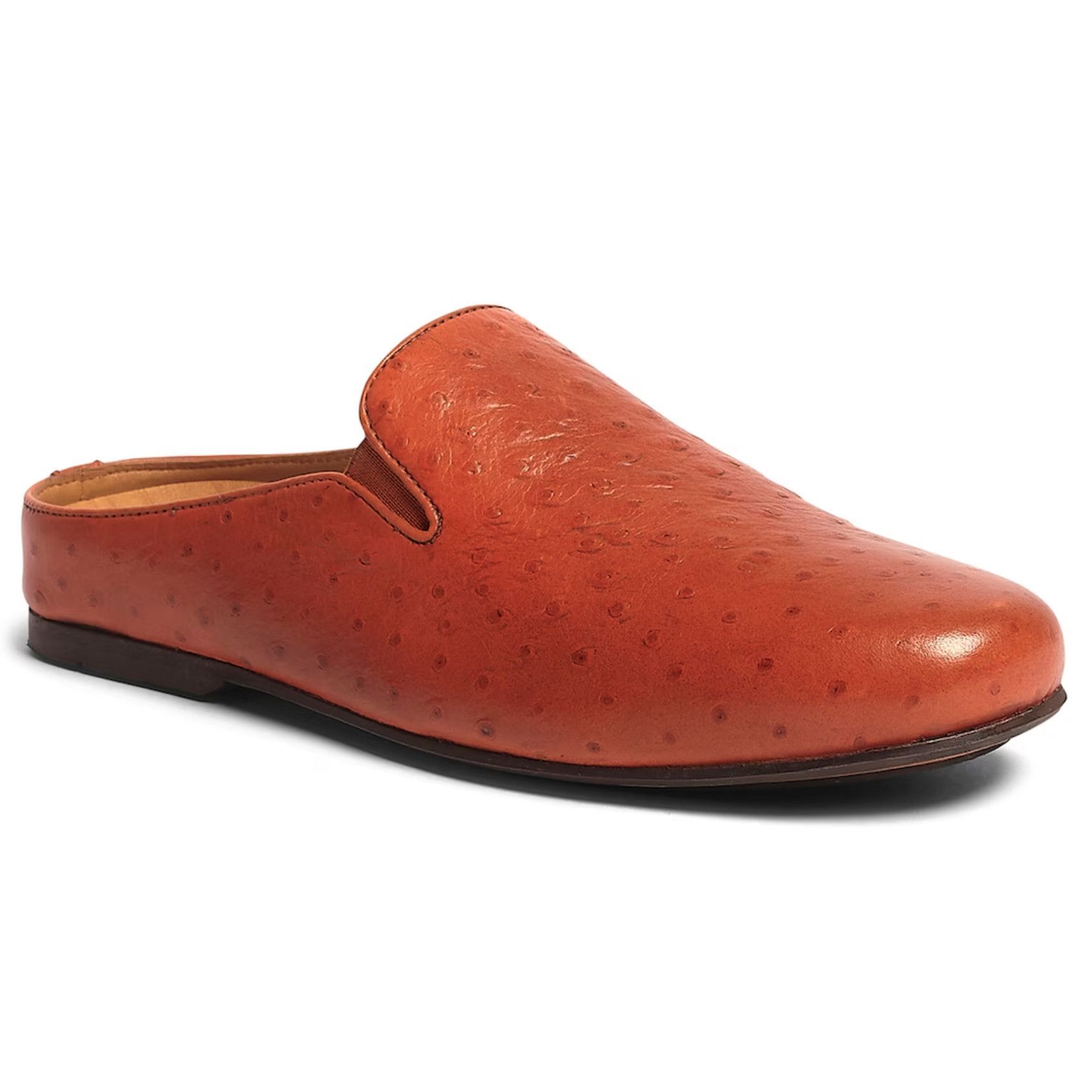 Mens leather mule on sale slippers for sale