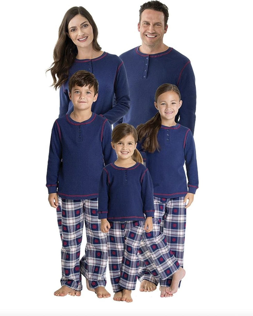 Navy Christmas Pajamas