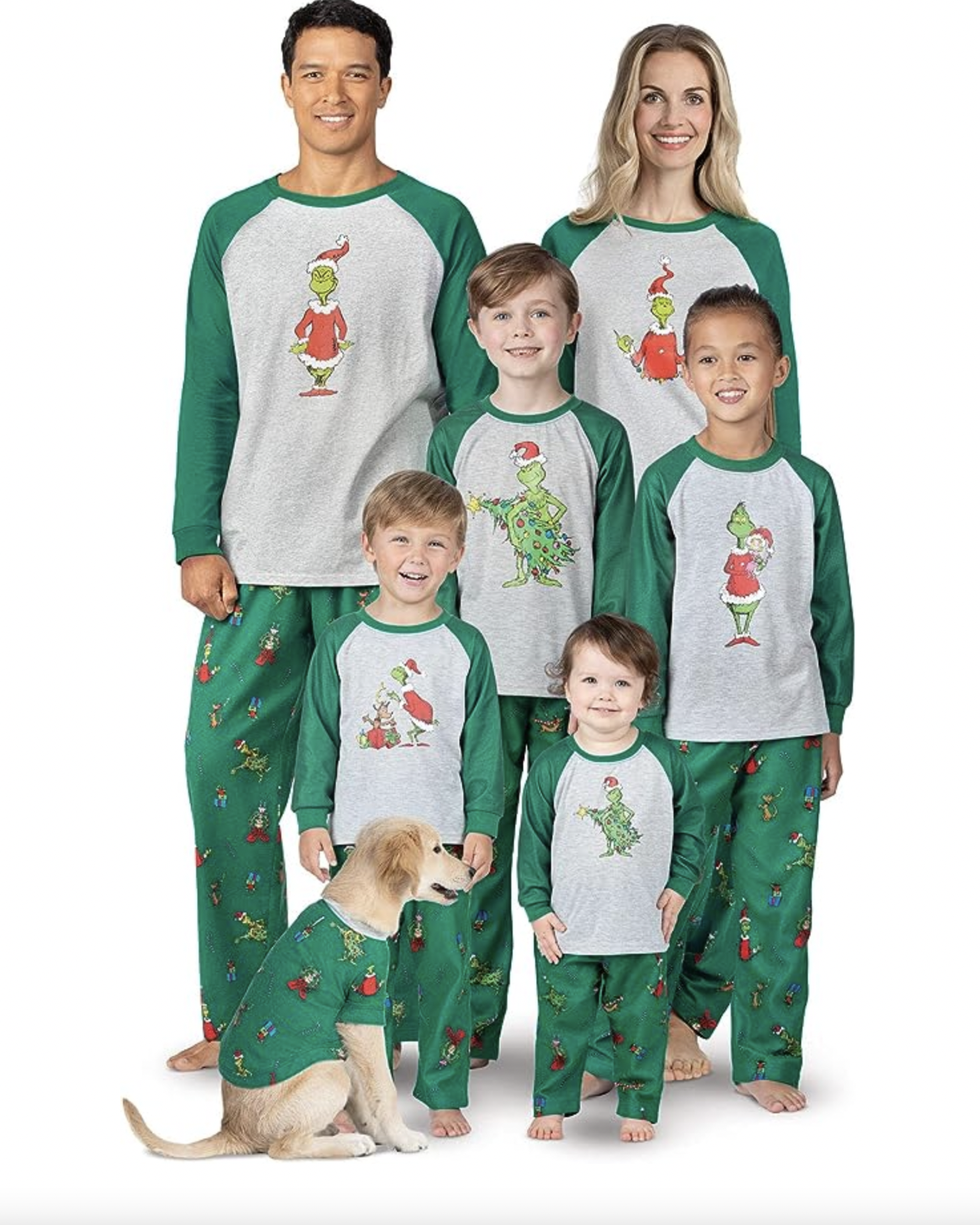 Joy Matching Family Christmas Pajama Pants And Tops - Family Christmas  Pajamas By Jenny
