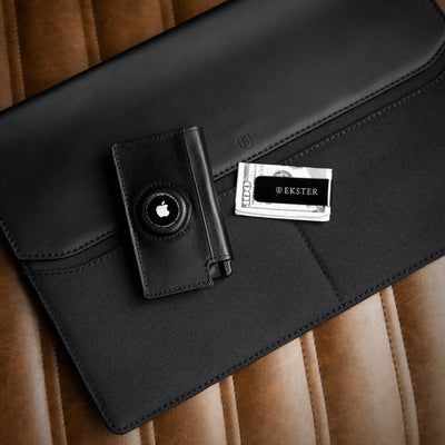  KS Mens Wallet for Airtag or Standard Use, Slim Front