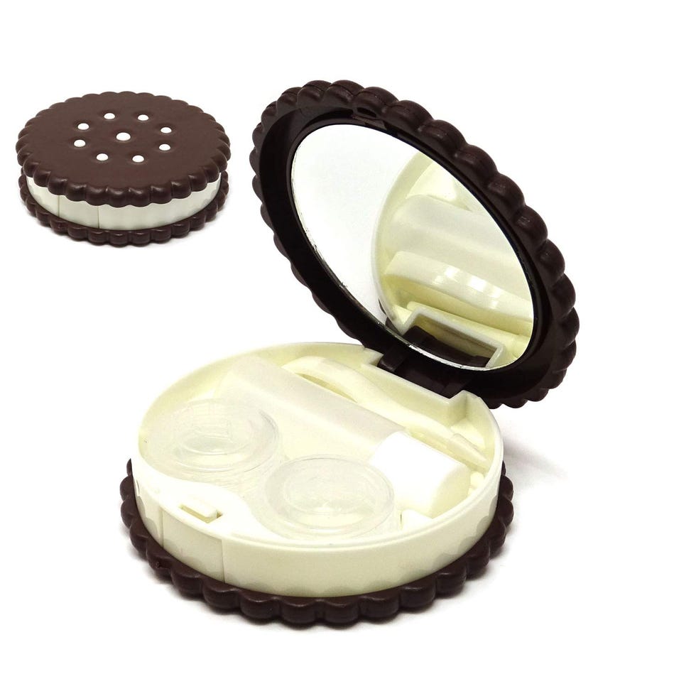 Cookie Shaped Contact Lens Case