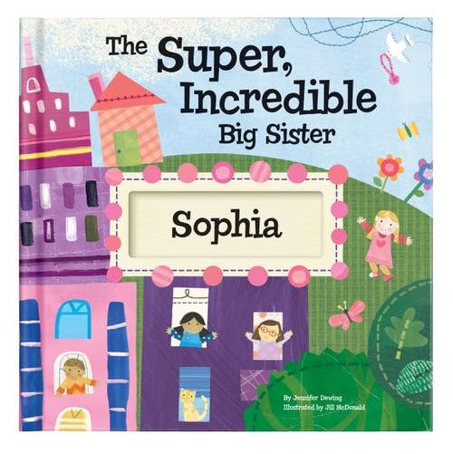 I See Me! 'The Super, Incredible Big Sister' Personalized Hardcover Book & Medal in Pink at Nordstrom