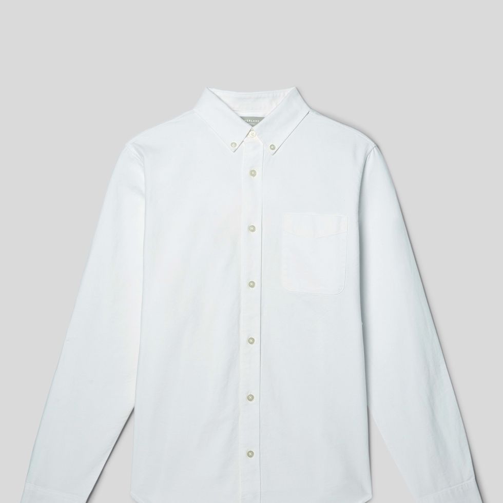 Fashion Men's Corporate Quality Formal Plain Long Sleeve White Shirt