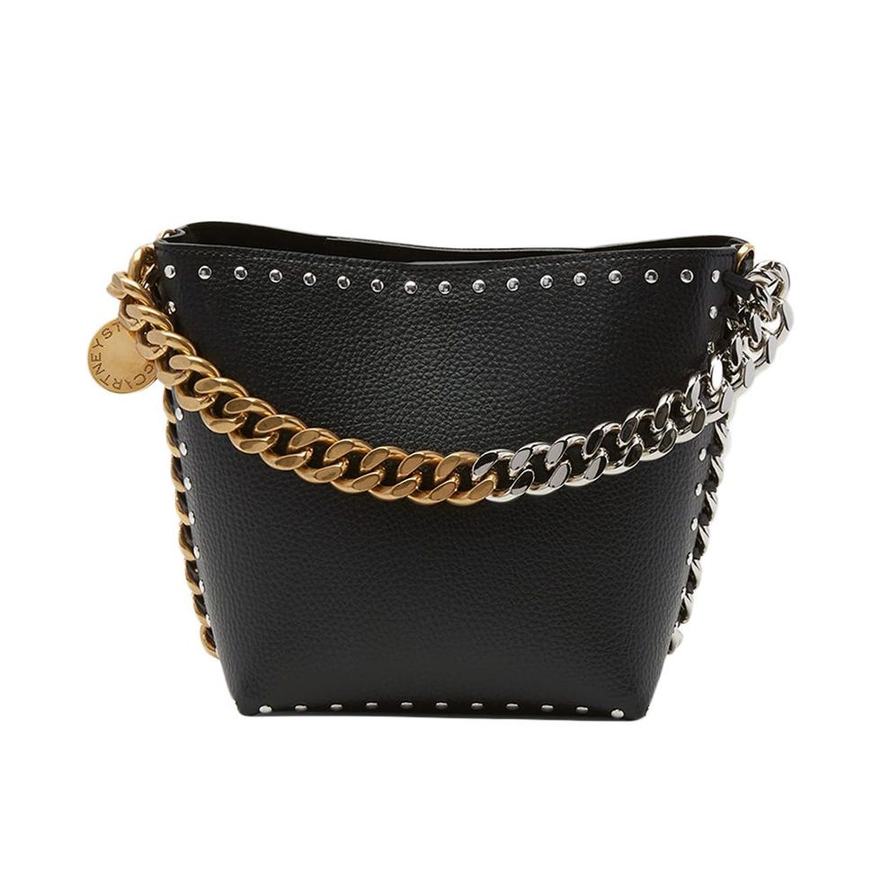 Frayme Two-Tone Vegan Leather Bucket Bag Frayme Two-Tone Vegan Leather Bucket Bag