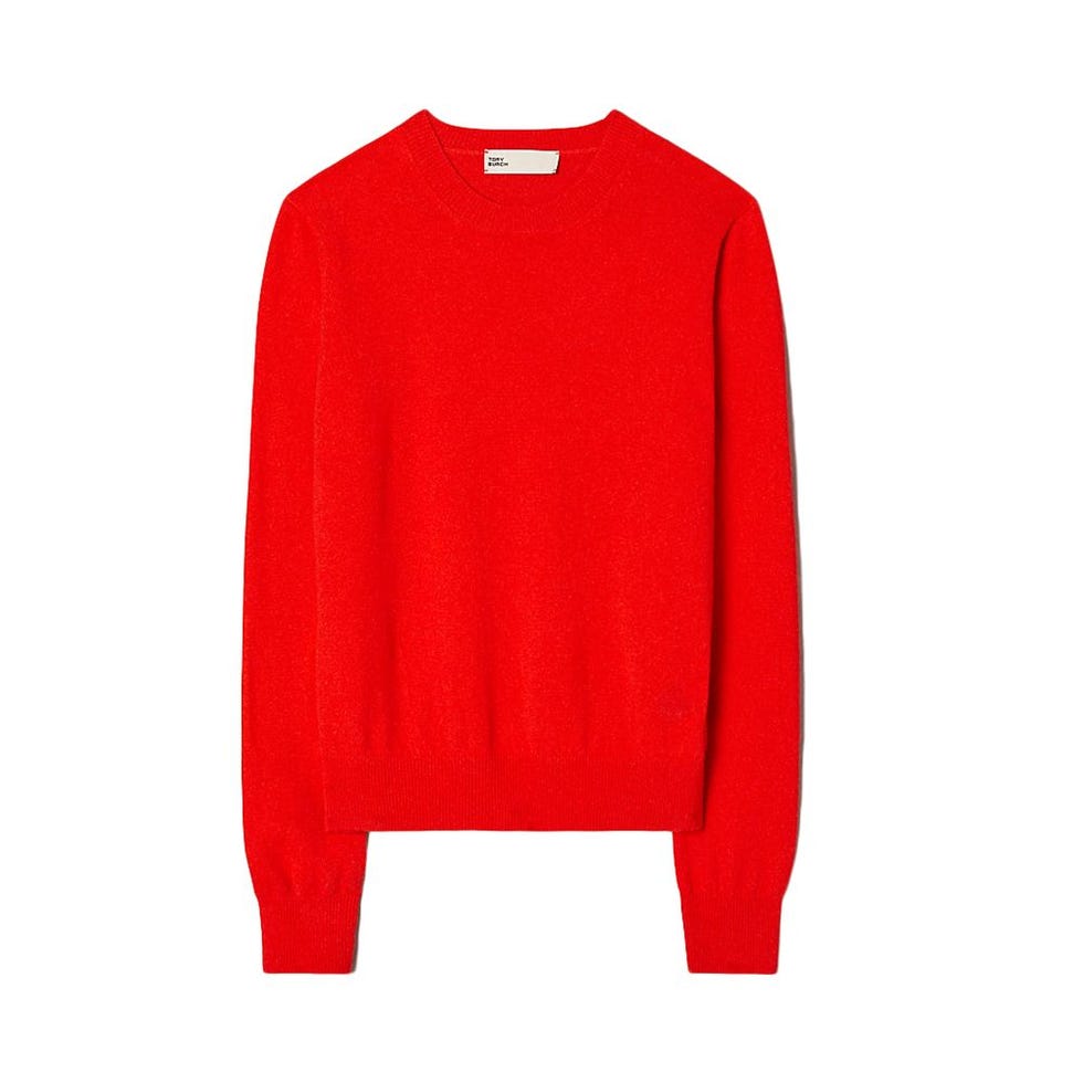 Tory Burch Cashmere Shrunken Crewneck Tory Burch Cashmere Shrunken Crewneck