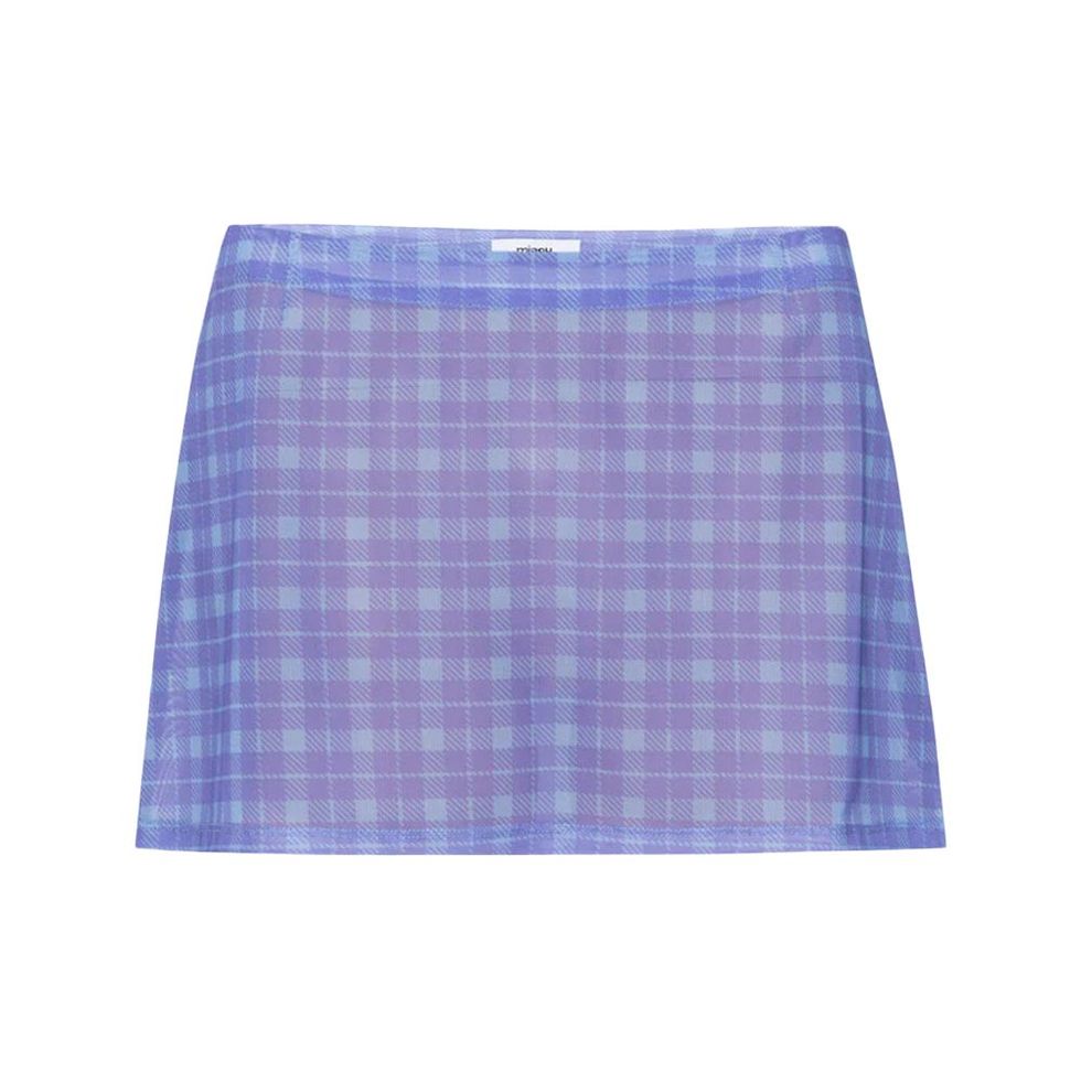 Purple Fig Miniskirt