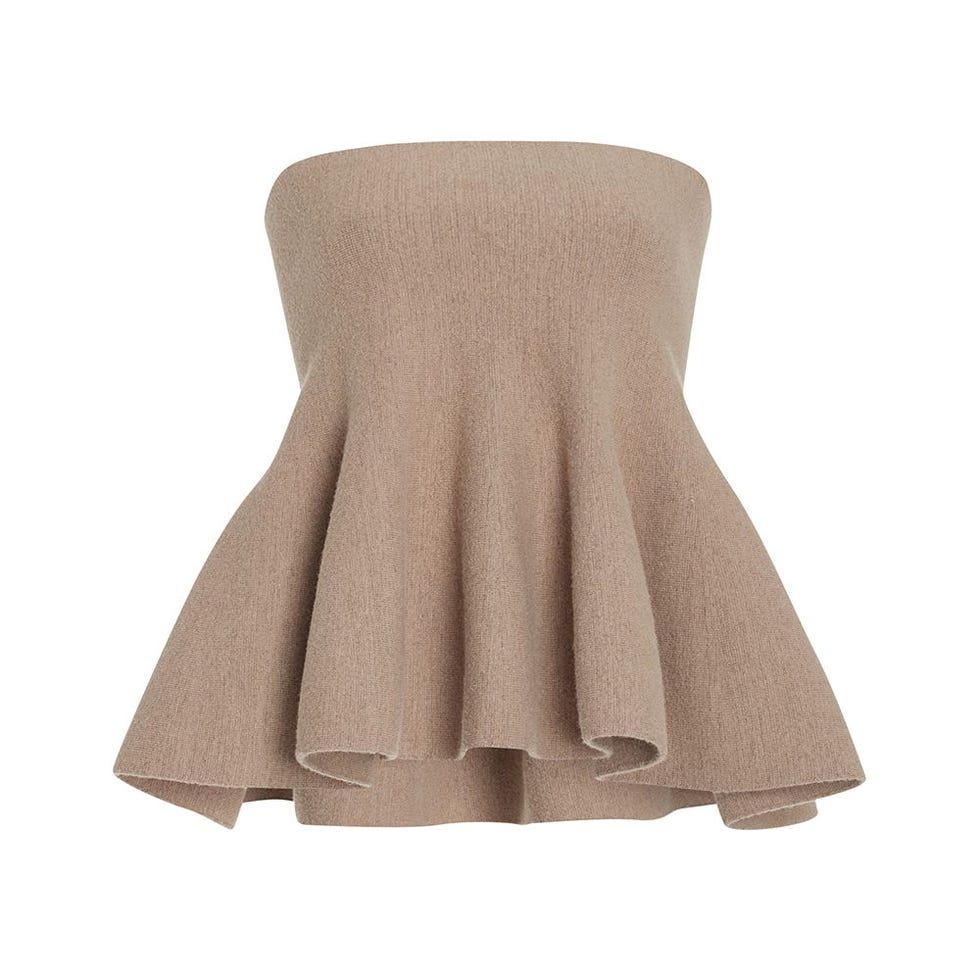 Daria Wool-Blend Peplum Top Daria Wool-Blend Peplum Top