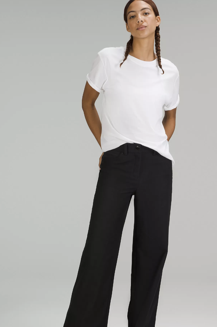 Lululemon City Sleek Slim Fit 5-Pocket Pants Zipper Size Dark Navy Blue  Womens