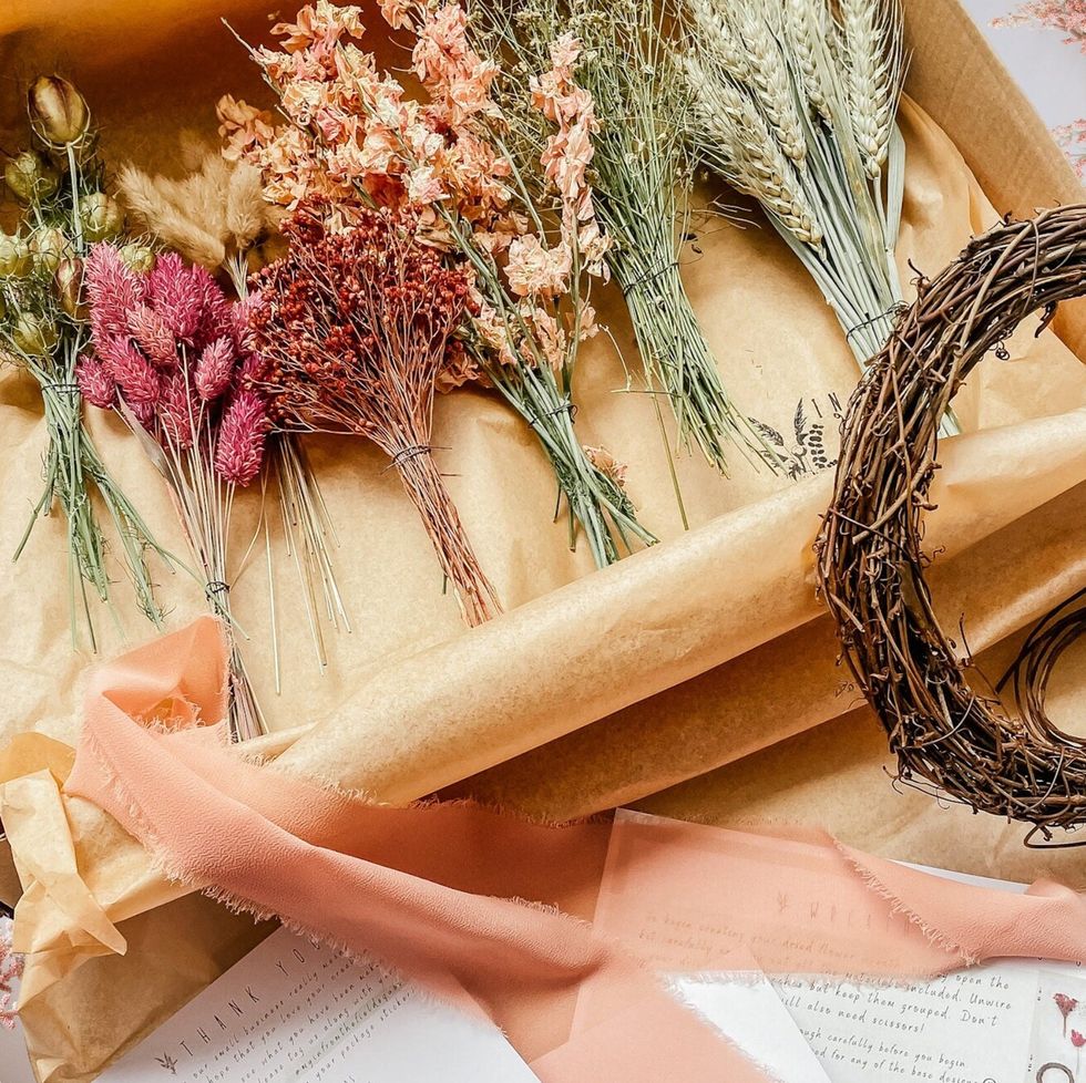 DIY Dried Flower Wreath Kit