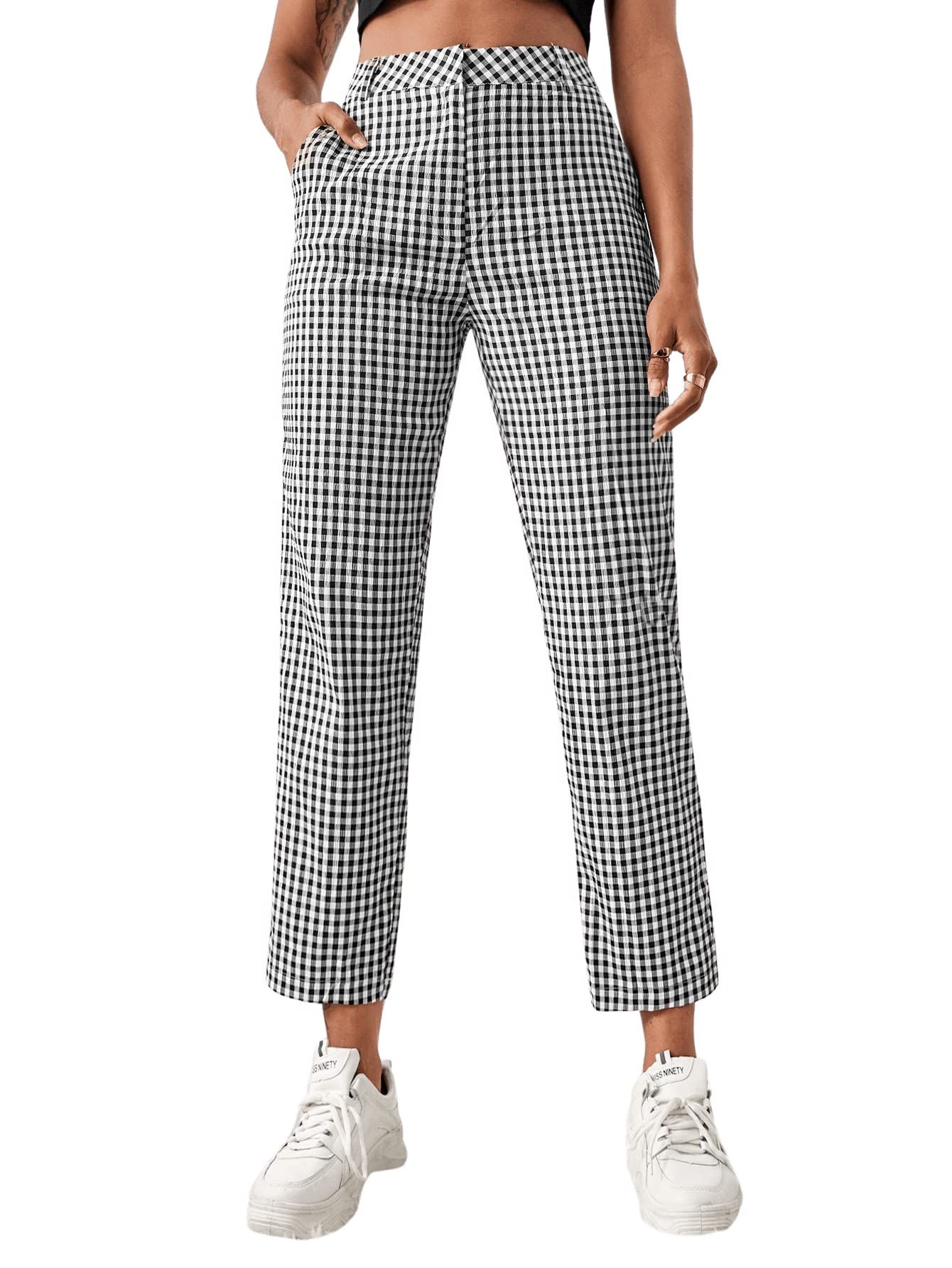 Checked trousers  RedChecked  Men  HM IN