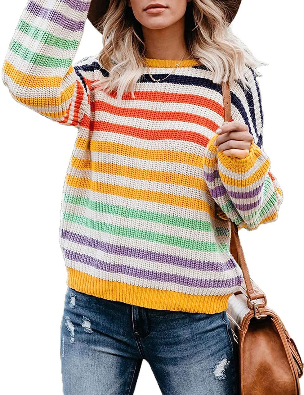 Striped Pullover Sweater