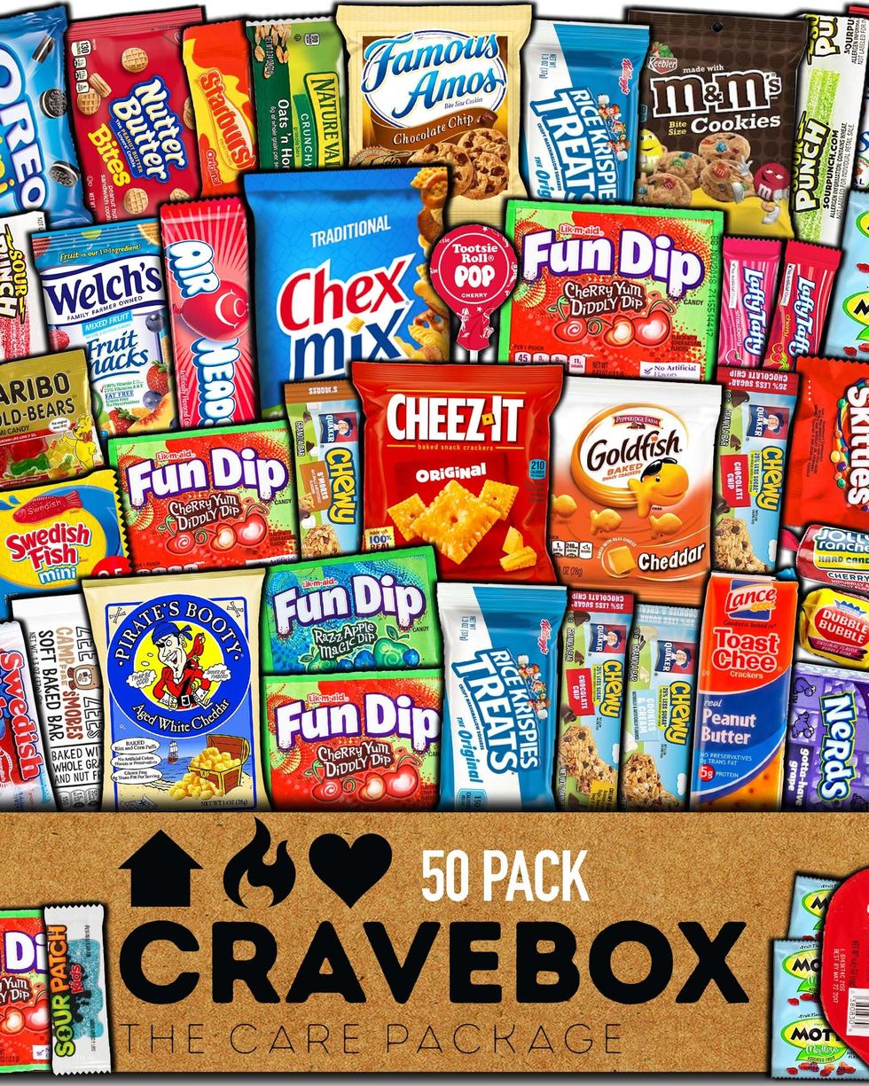CRAVEBOX Snack Box Variety Pack 