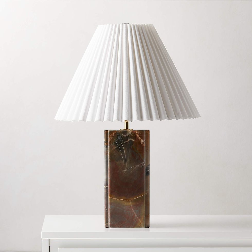 bianca marble table lamp