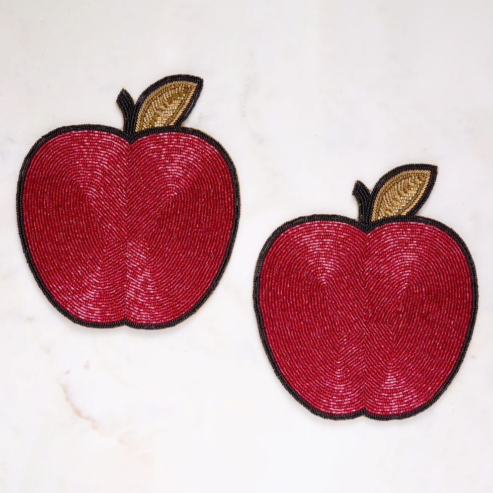 Beaded Apple Mats