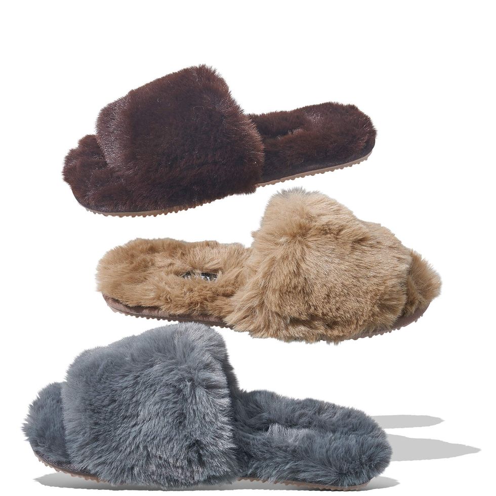 Fluffy Slipper for Women, Faux Fur Feel Fuzzy Slippers, Gifts for Mothers -   Canada