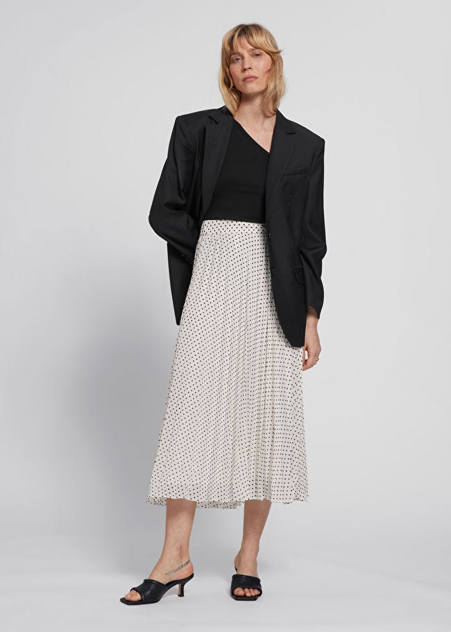 Plissé Skirt
