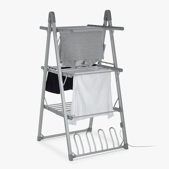 John Lewis 3-Tier Heated Indoor Clothes Airer 