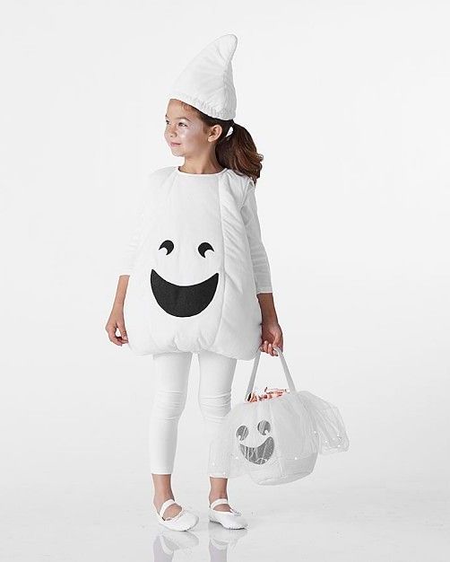 Glow-in-the-Dark Puffy Ghost Costume