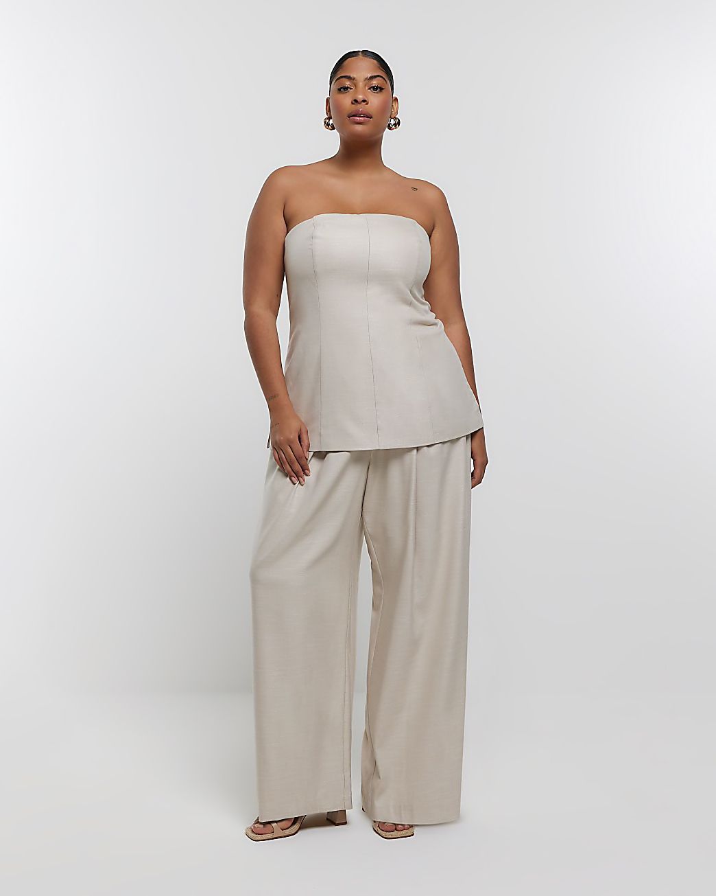 Cheap wide leg clearance trousers