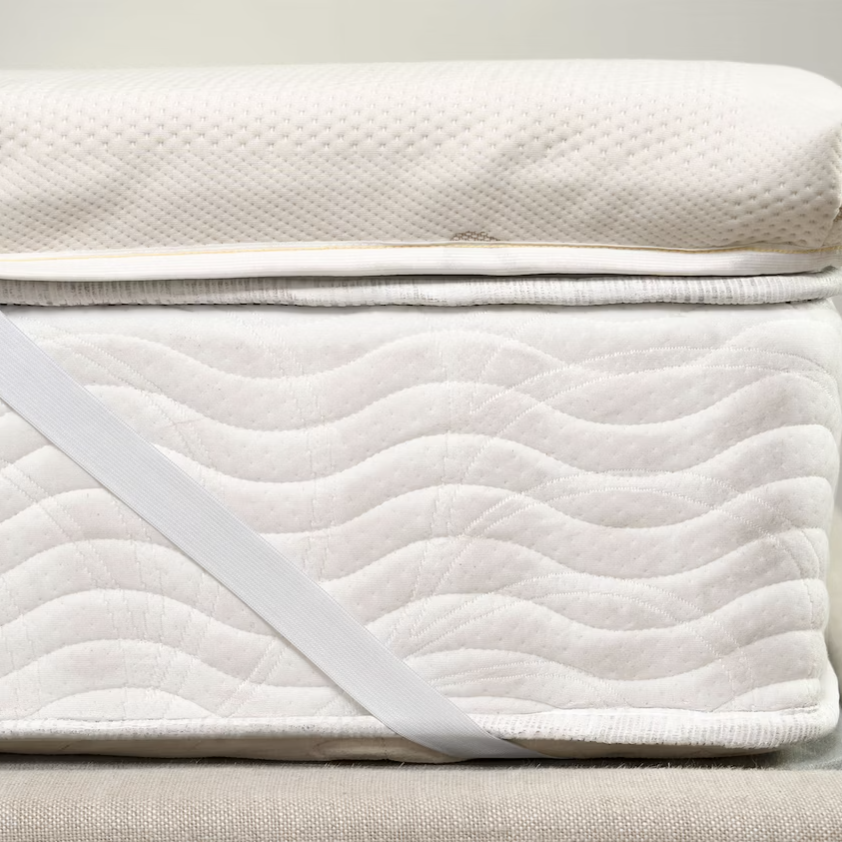 Mattress Foam Topper Memory Pad Twin XL Size Bed ,1.5 inch. 7-Zone