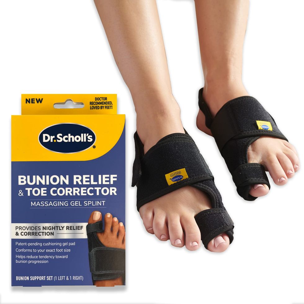 Copper Compression Bunion Relief Kit - Includes 1 Pair Each of Bunion  Corrector Cushion Sleeves & Bunion Corrector Toe Splints - Pads &  Straightens