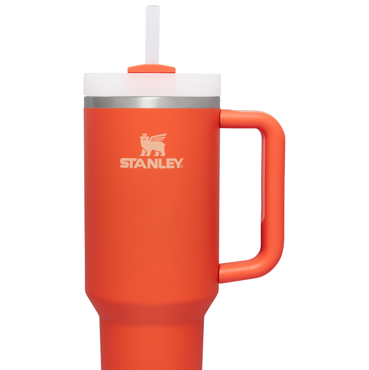 Stanley H2.0 FlowState Quencher Tumbler - 40oz Tigerlily RARE color SOLD OUT