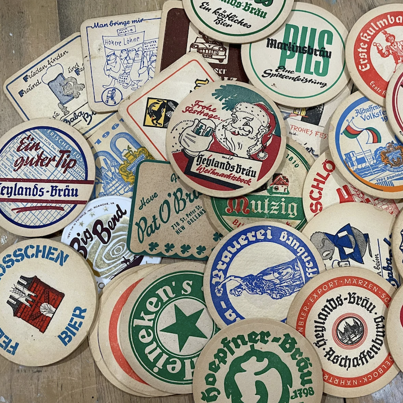 Vintage Pub Coasters