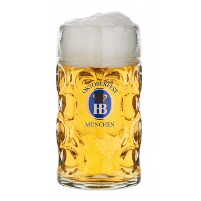 Hofbrauhaus Oktoberfest Glass Beer Stein