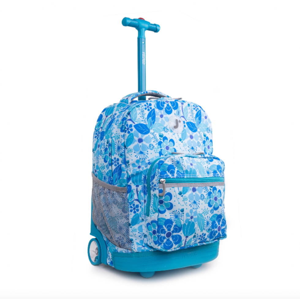 Girls backpack with discount wheels