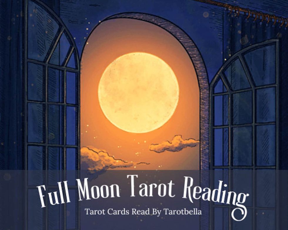 FULL MOON tarot reading by Tarotbella - with Good Karma tarot deck creator, online tarot reading via email/pdf