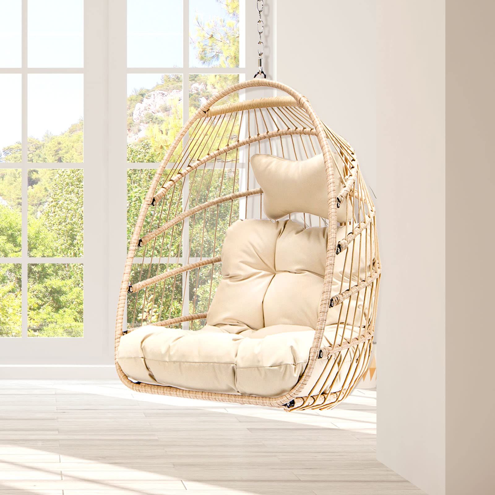 The 18 Best Hanging Egg Chairs Of 2024   1691773608 71CeoVhvFHL 