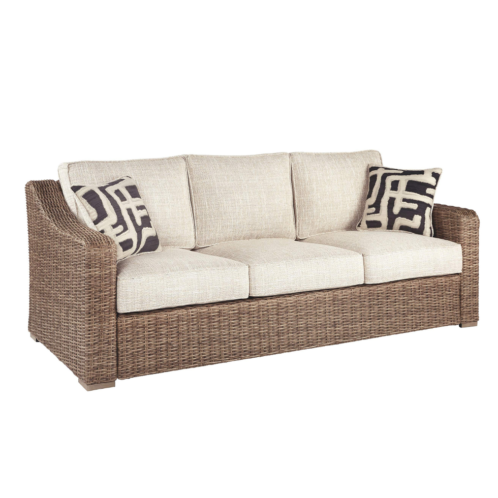Beachcroft Outdoor Wicker Patio Sofa Beachcroft Outdoor Wicker Patio Sofa