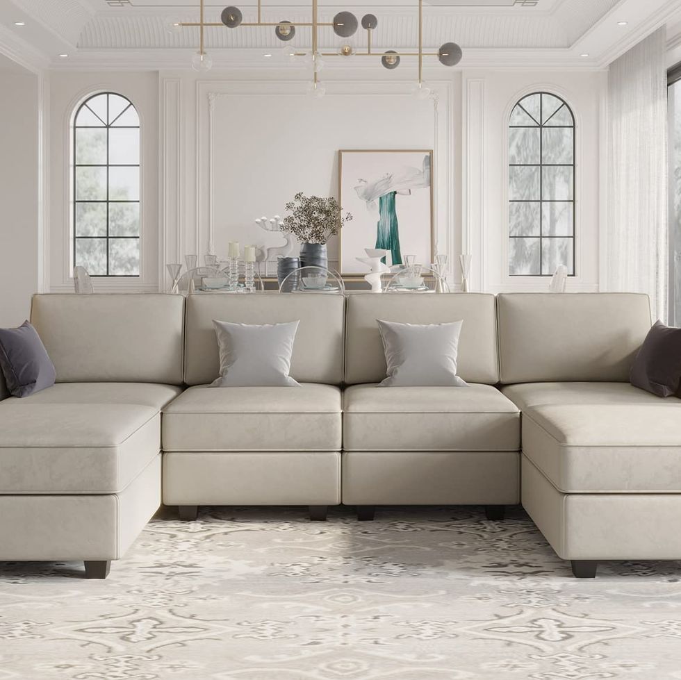 Modular Sectional Sofa with Reversible Chaises