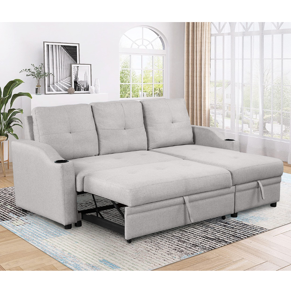Merax Reversible Sectional Sofa Merax Reversible Sectional Sofa
