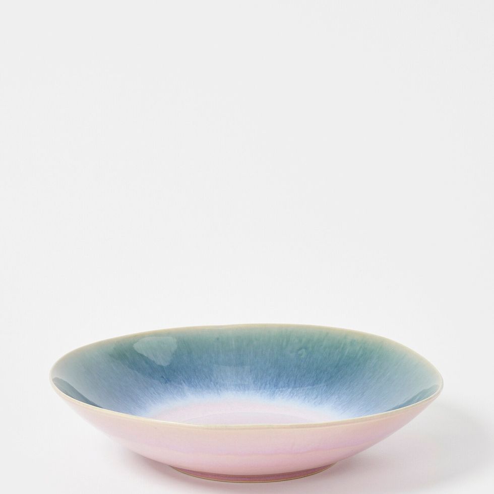 Berwick Blue & Pink Ceramic Bowl