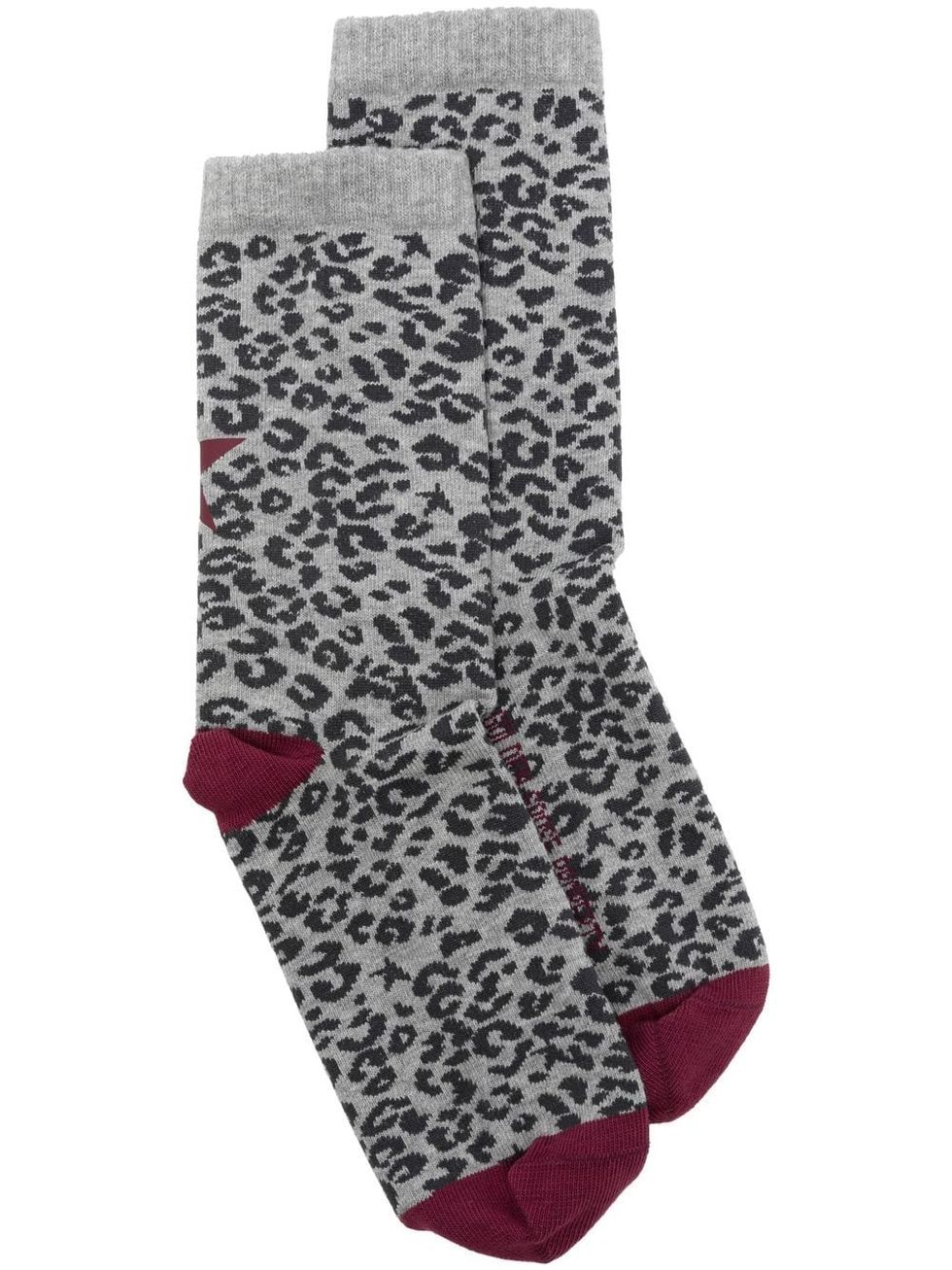 Calcetines estampado leopardo