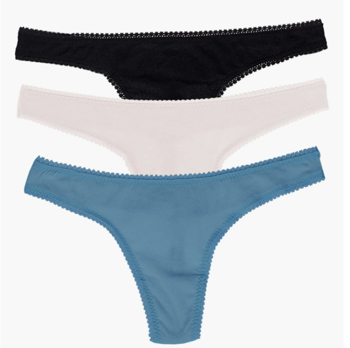 Old Navy - Soft-Knit No-Show Underwear Variety 3-Pack for Women black