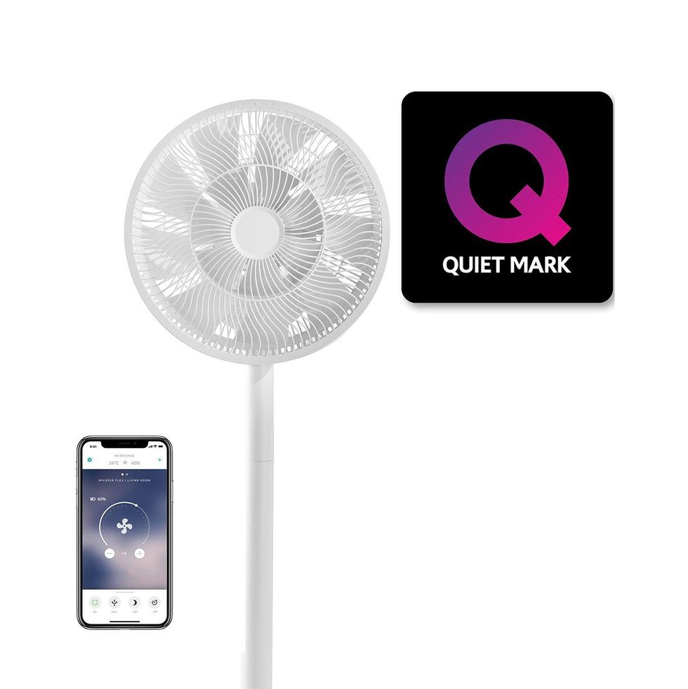 Whisper Flex Smart Wireless Fan - White