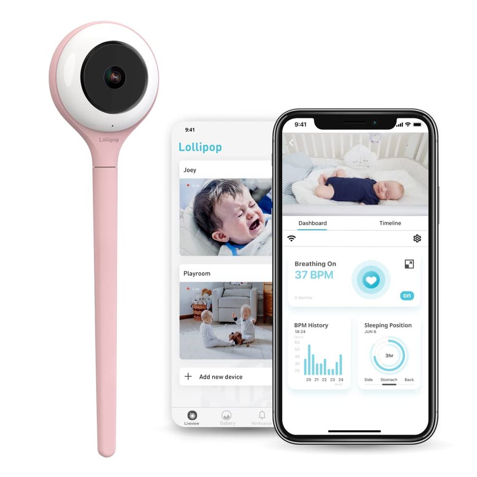  Baby Monitor with Contactless Breathing Monitoring