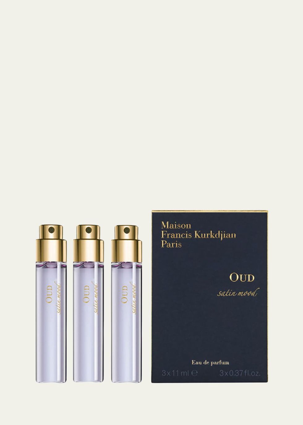 Oud Satin Mood Eau de Parfum Travel Spray Refills (Pack of 3)