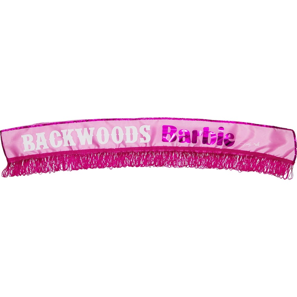 Dolly Parton Pink Backwoods Barbie Sash Dolly Parton Pink Backwoods Barbie Sash