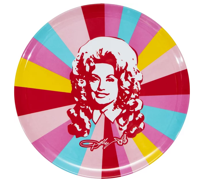 14" Round Multi-Color Melamine Serving Tray 14" Round Multi-Color Melamine Serving Tray
