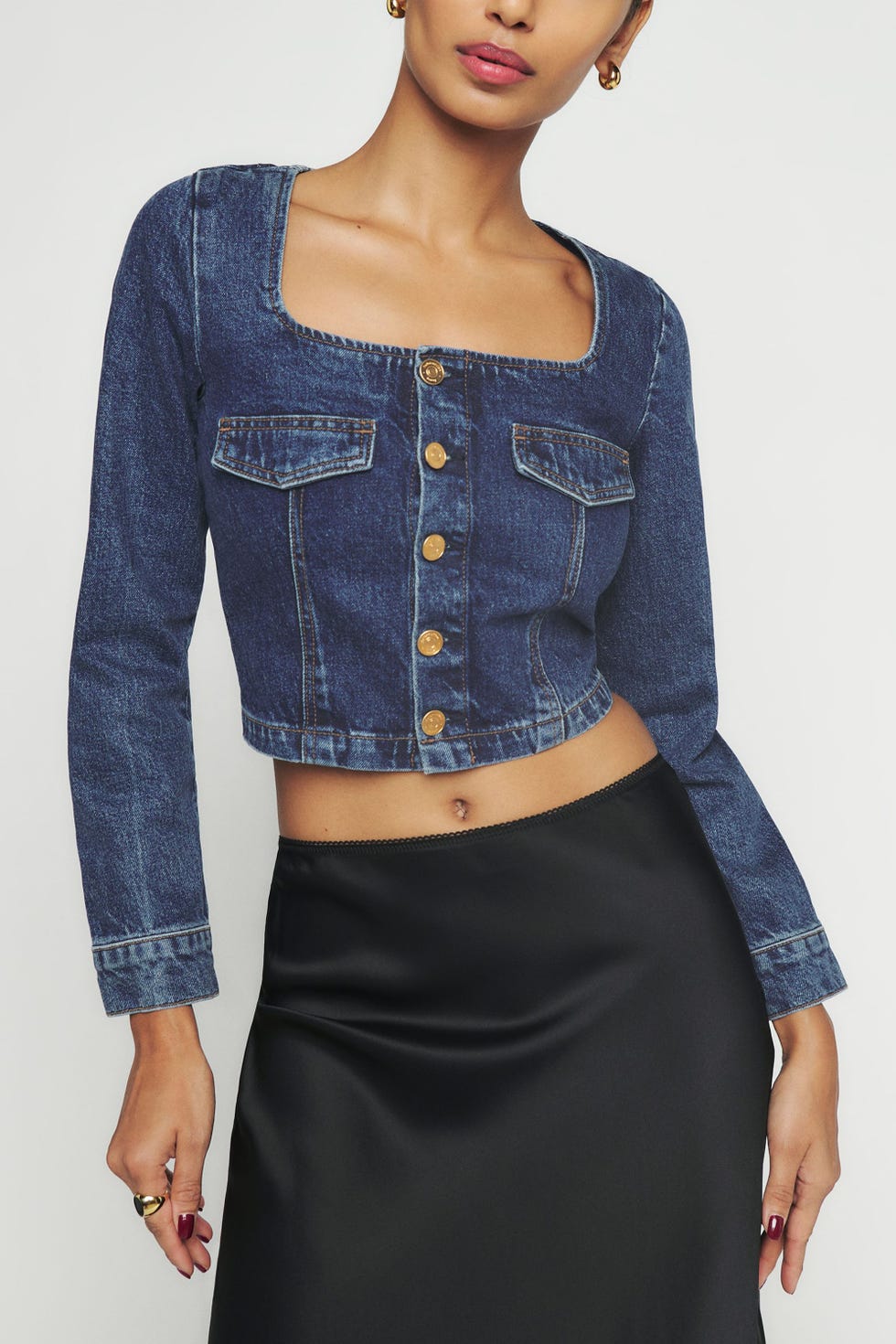 Alina Denim Top Alina Denim Top