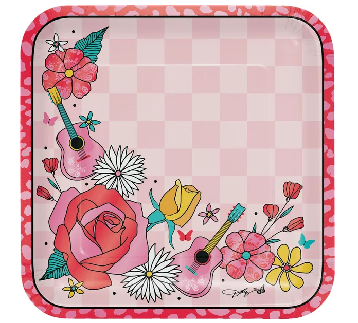 Floral Multicolor Paper Plates, 8 Ct Floral Multicolor Paper Plates, 8 Ct